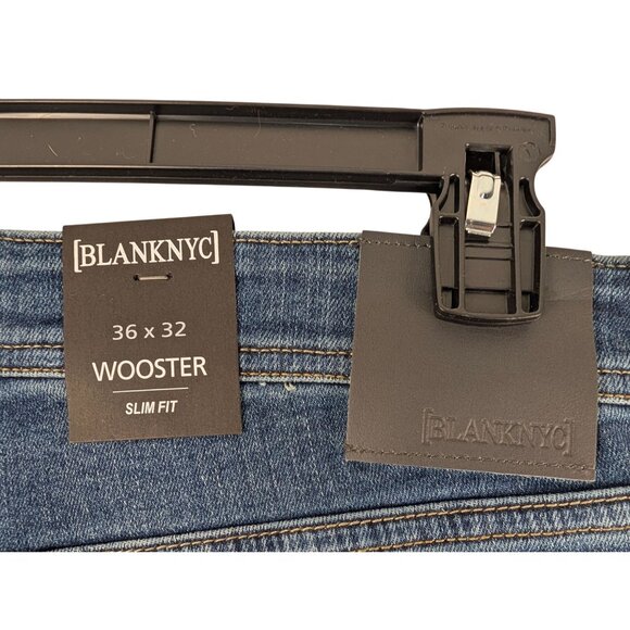 Blanknyc Jeans Mens 36x32 Blue Wooster Slim Fit NWT $98 - Picture 7 of 10